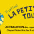 Festival « La Petite Tournée » : annulation de “Baltringue”, les 9 & 10 novembre à Limerzel
